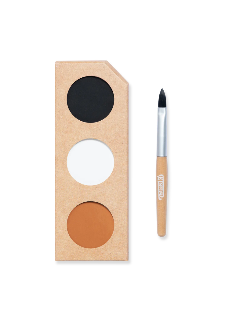 Kit de maquillage 3 couleurs - Citrouille & Squelette**