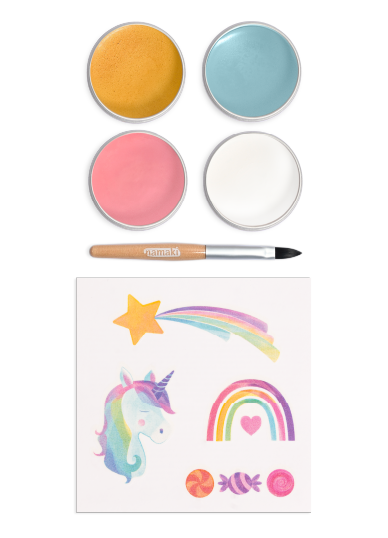 Kit de maquillage 4 couleurs - Licorne**