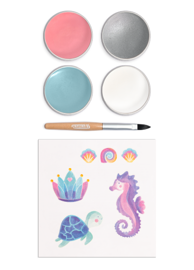 Kit de maquillage 4 couleurs - Sirène**