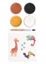 Kit de maquillage 4 couleurs - Tigre**