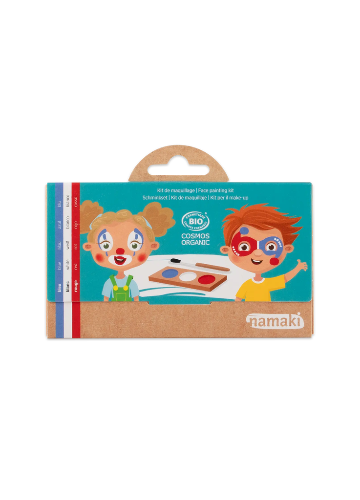 [110079] Face painting kit 3 colors - Clown & Harlequin** 