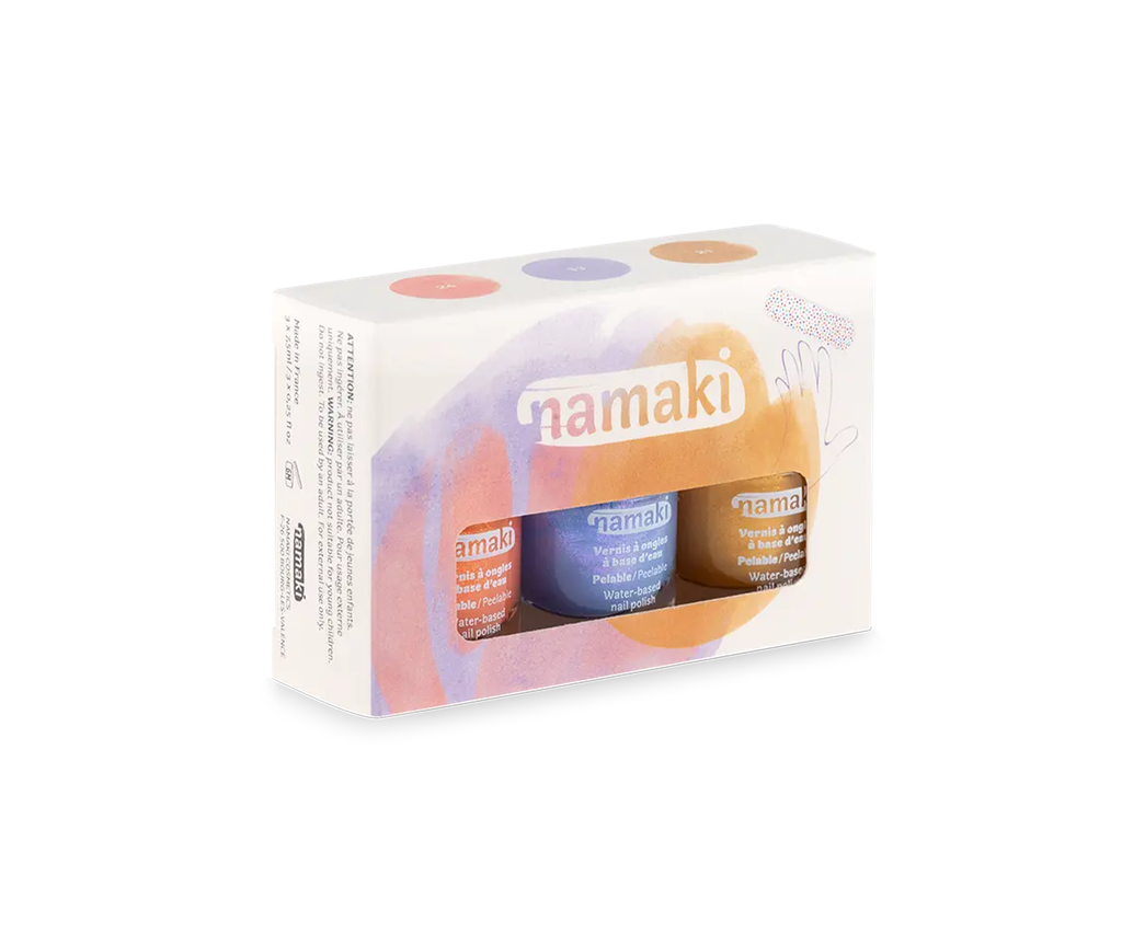 [110929] Coffret 3 vernis à ongles - Soleil couchant